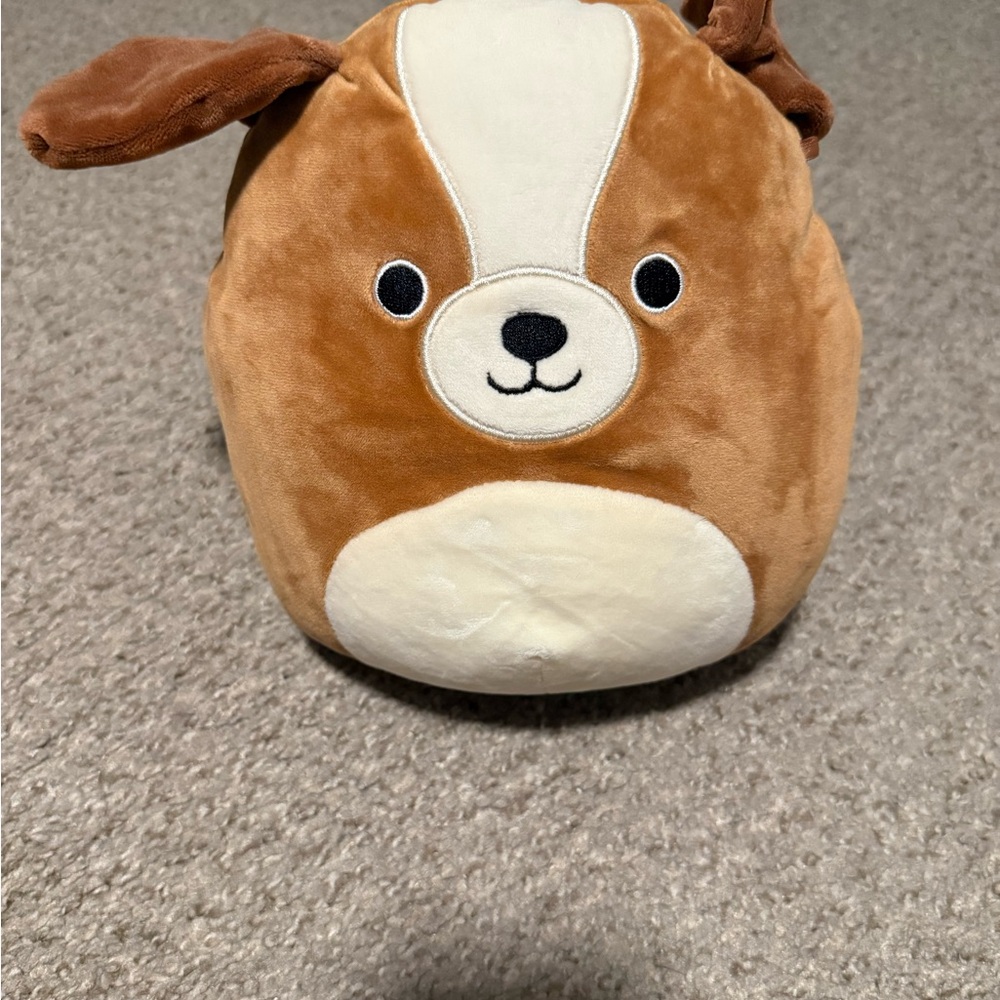 Squishmallows Brown and Tan Plush Toy